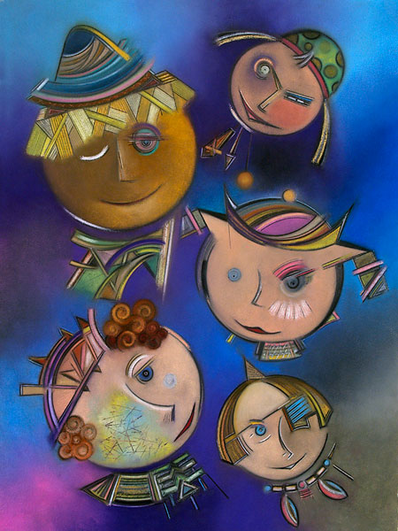 Bruno Moulin - pastels gras
